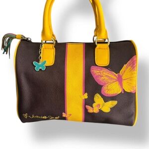 Y2k‎ Victorias Secret Rare Chocolate Brown Butterfly Glam Mini Bag